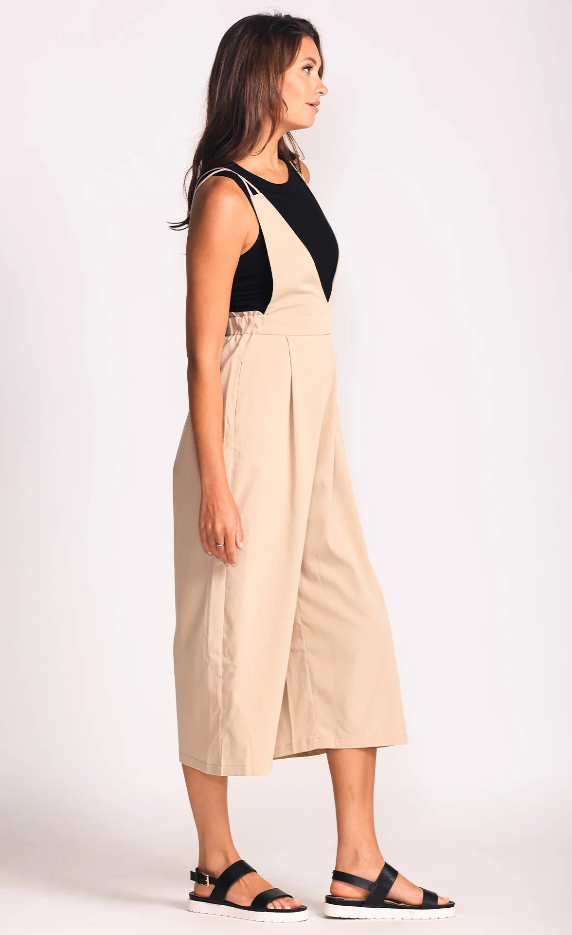 Pink Martini Ella Jumpsuit | Beige 