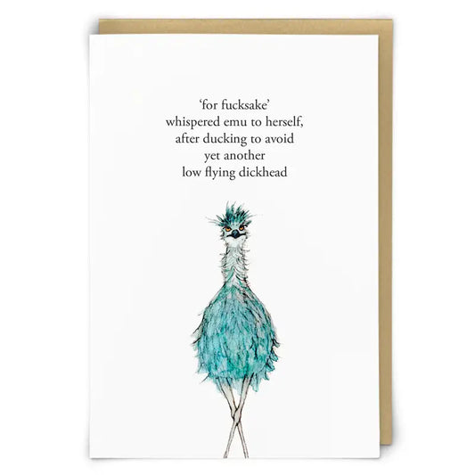 Emu Greeting Card