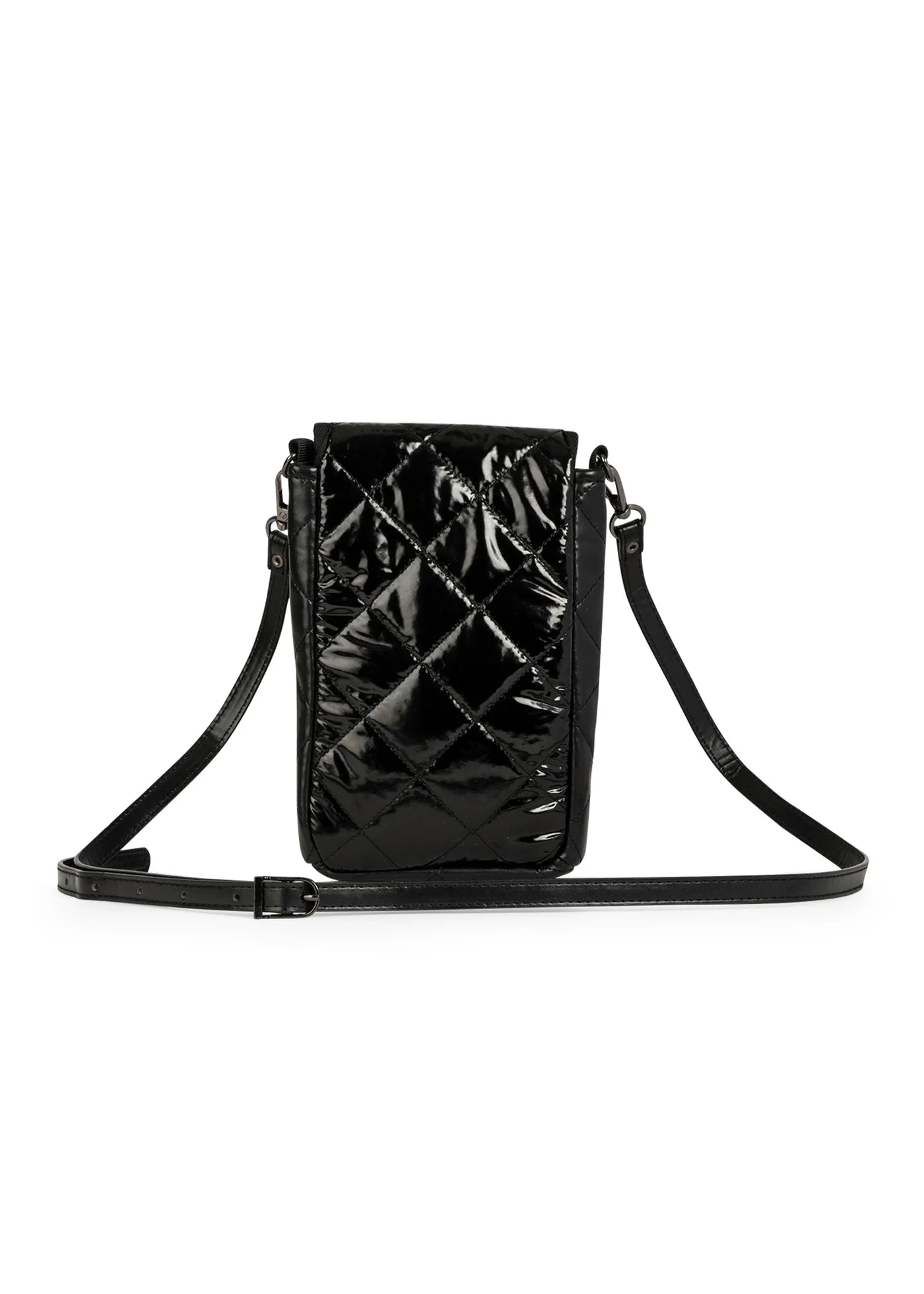 Riley Noir Phone Flap Crossbody Bag