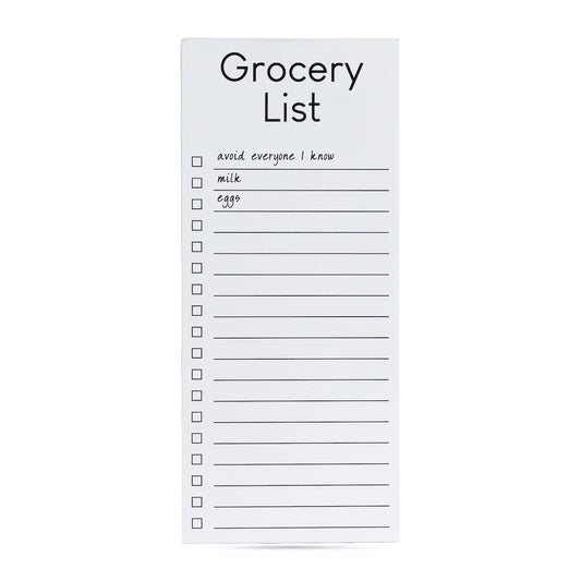 Grocery List I Avoid Everyone I Know List Pad