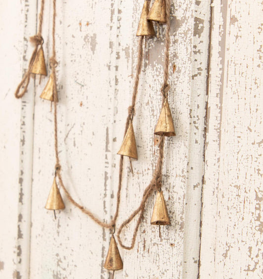 Gold Tone Mini Bell Garland