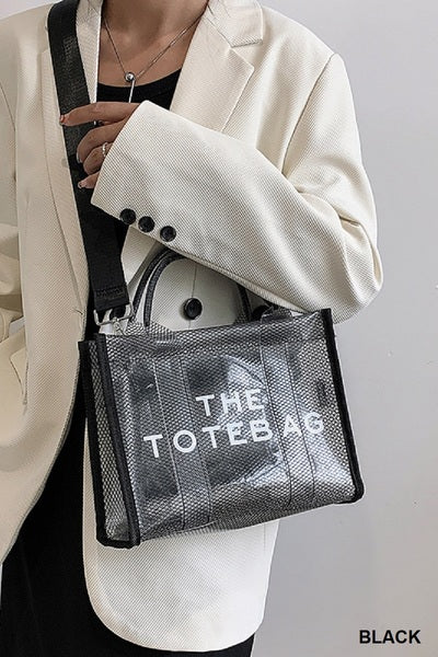 Transparent The Tote Bag | Black