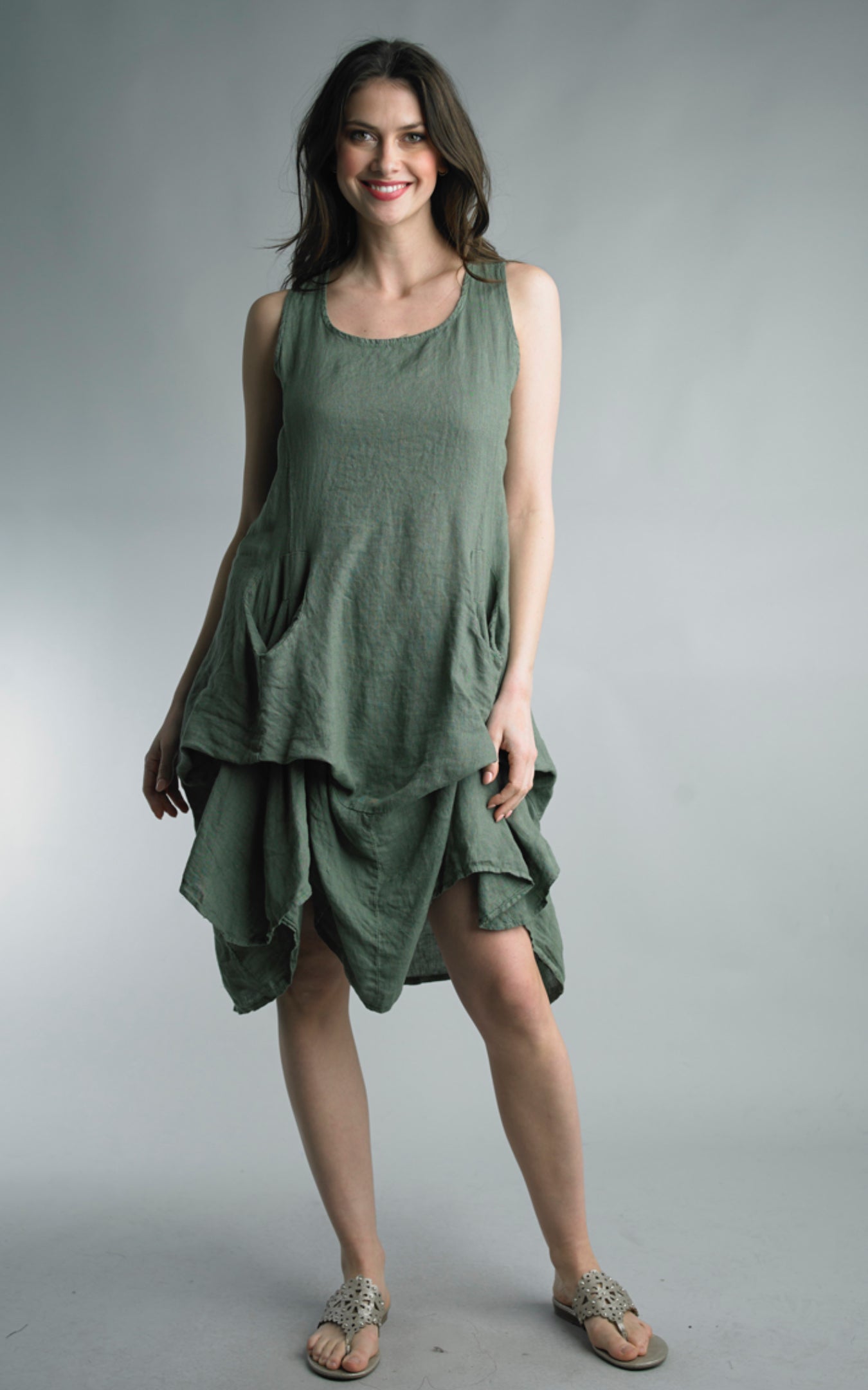 Andrea Linen Dress