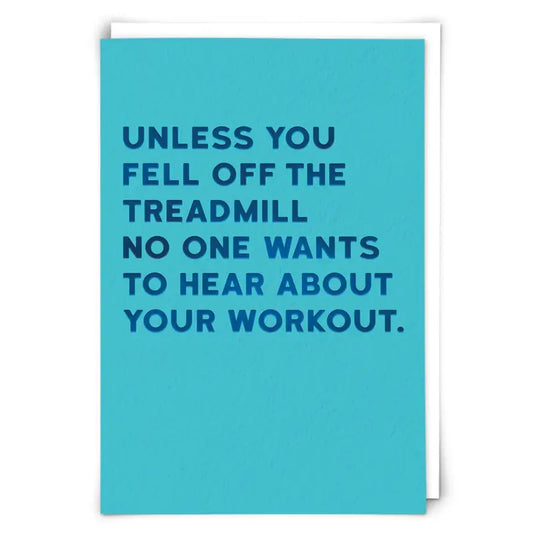  Workout Greetings Card