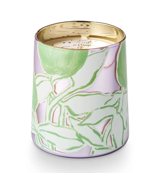 Summer Vine Pearl Glass Candle