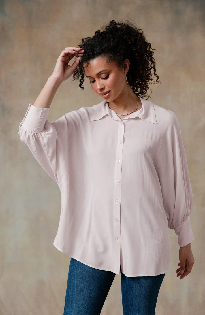 Remi Blouse | Pale Pink - Cobblestone Collection