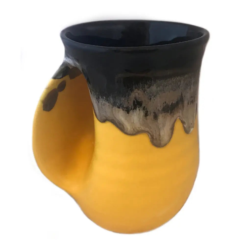 Hand Warmer Mugs | Yellow + Black