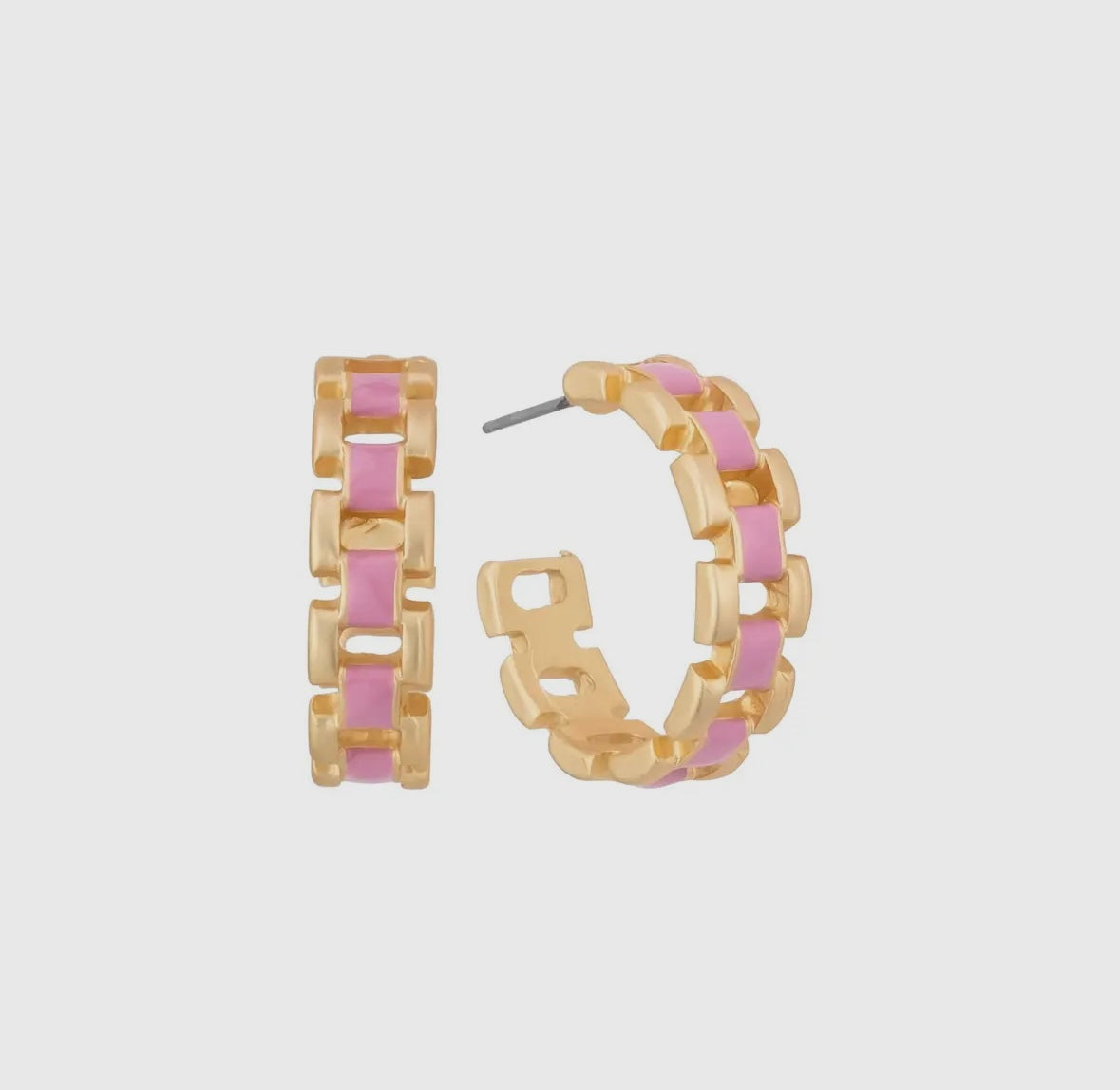 Olsen Pink Earrings. 