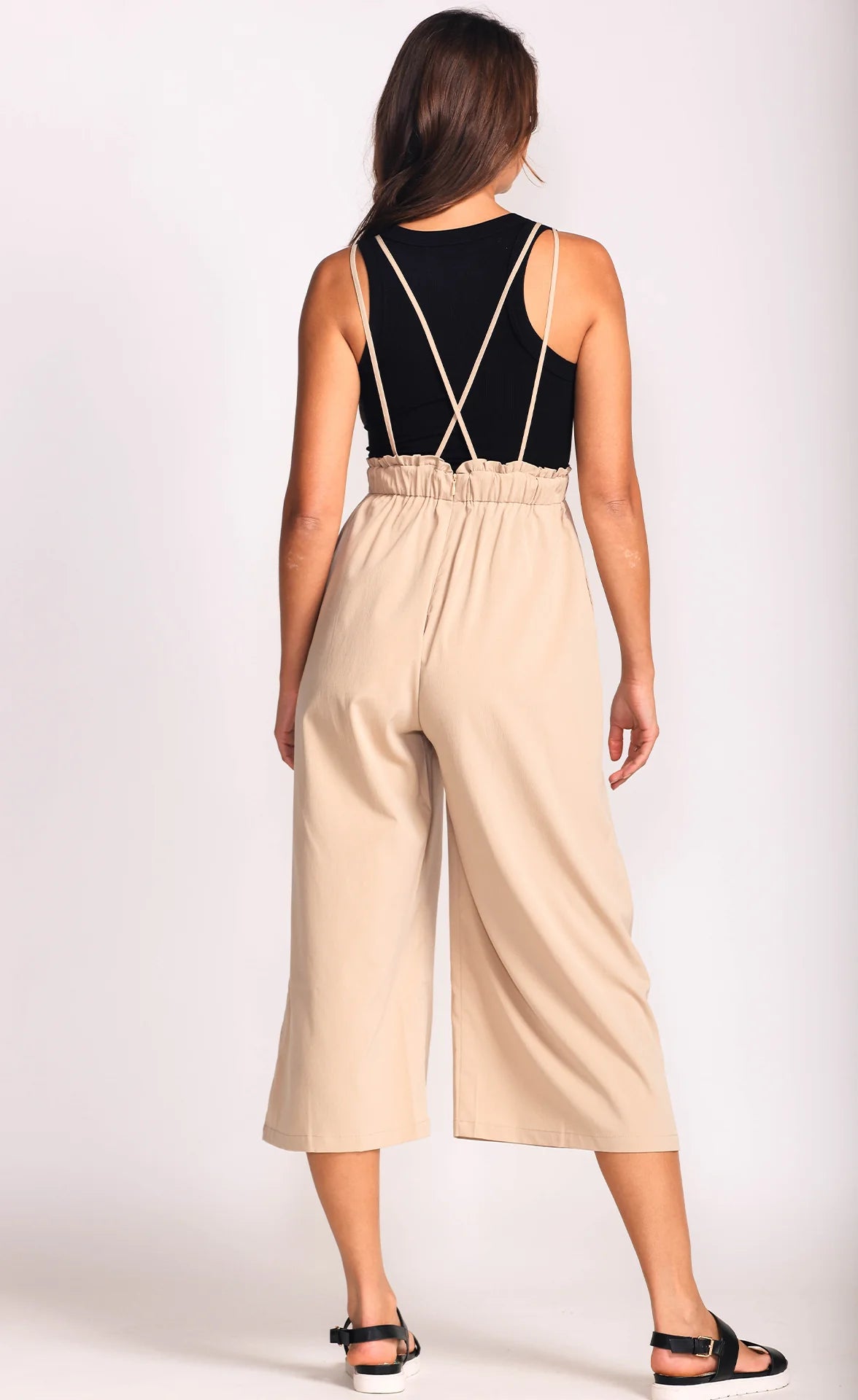 Pink Martini Ella Jumpsuit | Beige 