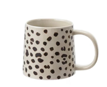 Stoneware Mug with Animal Print | Dalmatian