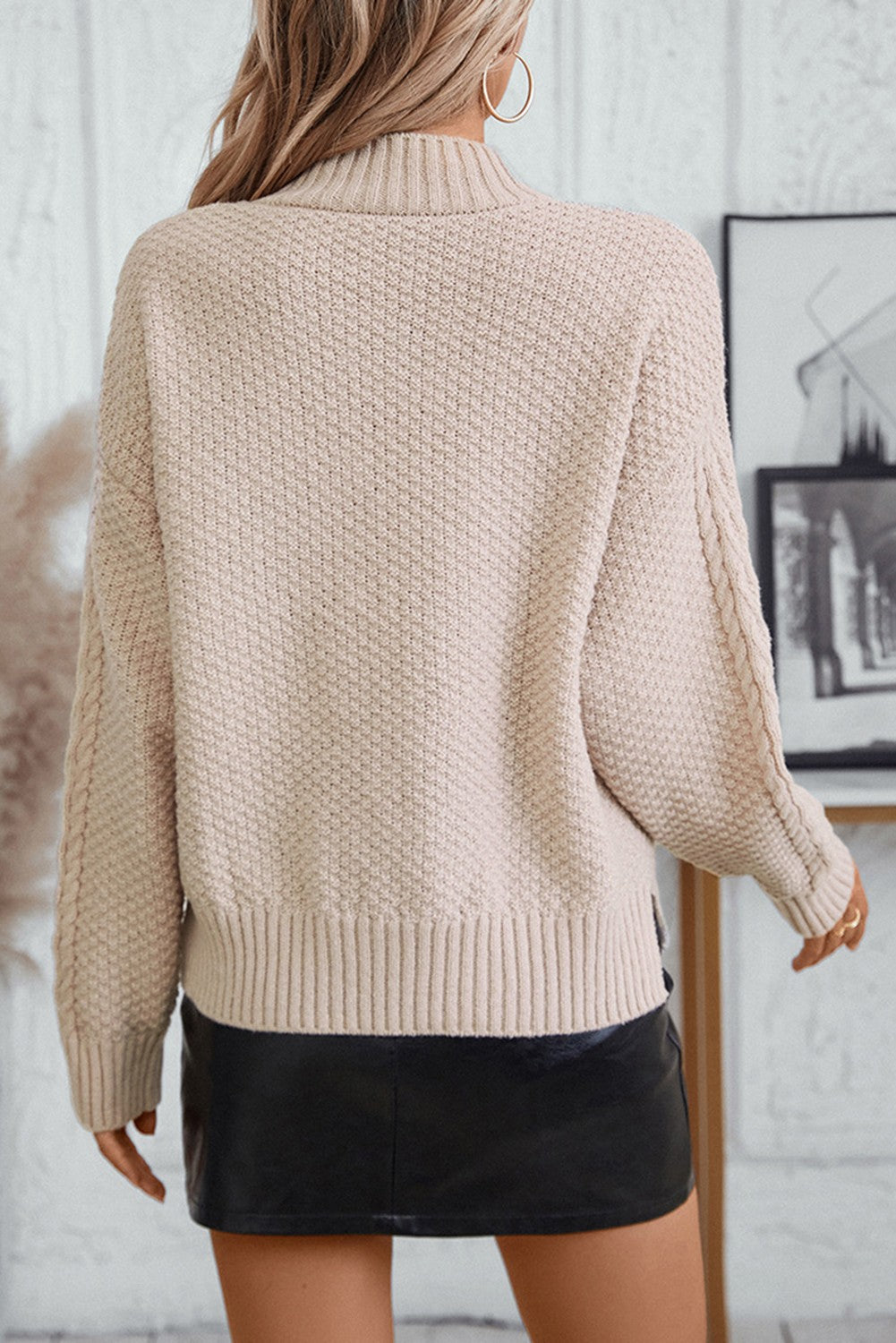 Corinne Cable Knit Sweater