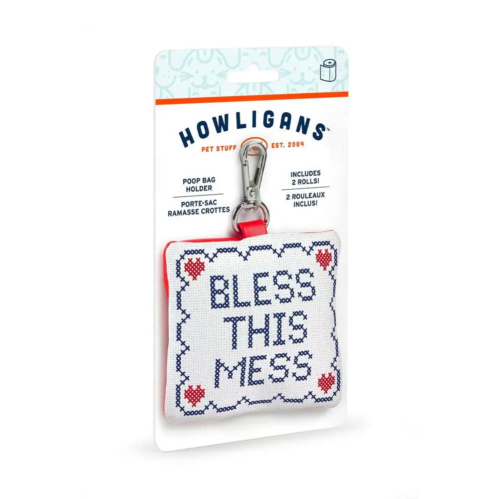 Bless This Mess Poop Bag Holder.