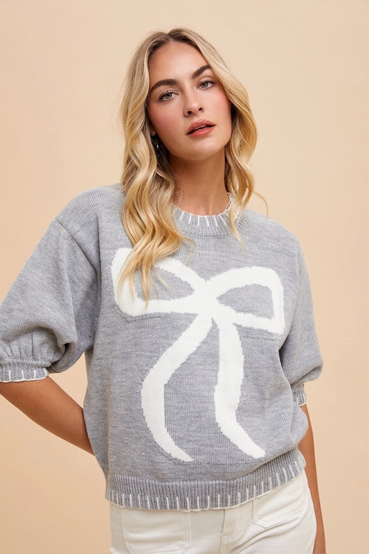 Kaylee Bow Sweater Top