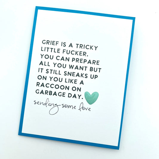 Empathy Grief Tricky Little Fucker Greeting Card