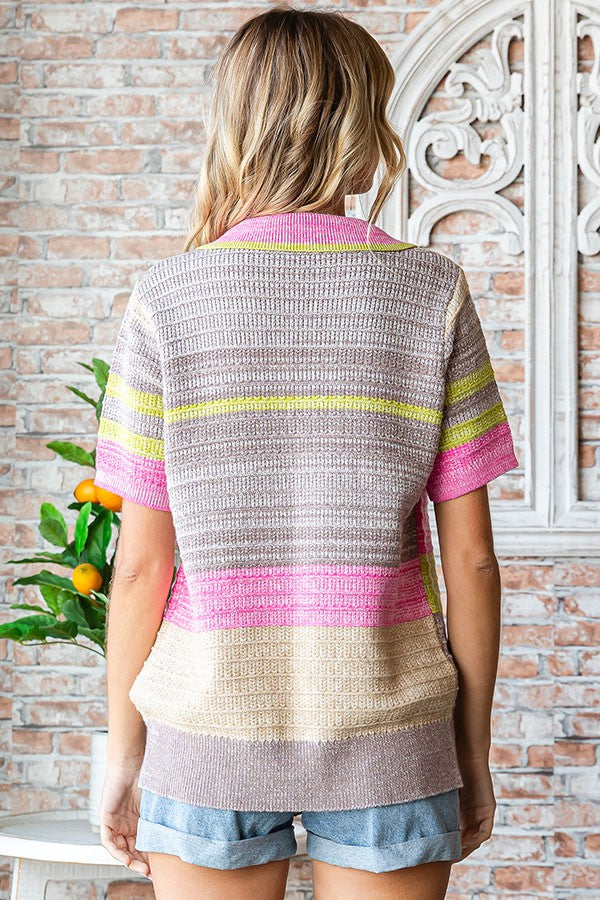 Kayla Collared Sweater 