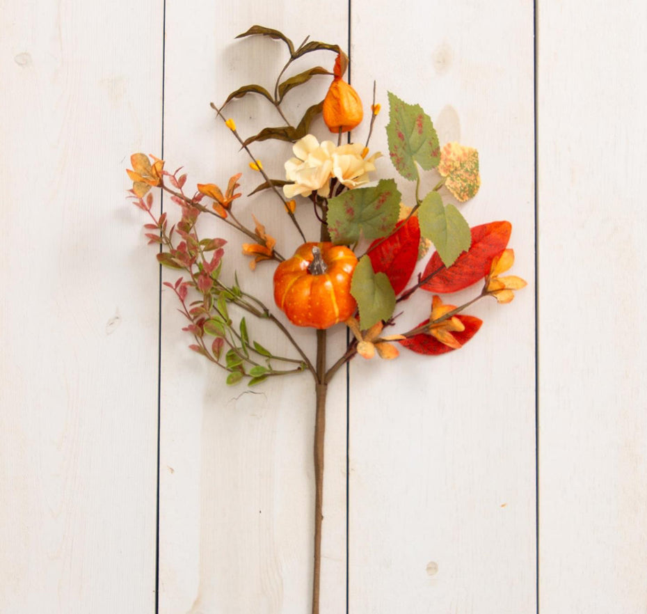 Fall Foliage Pumpkin Pick