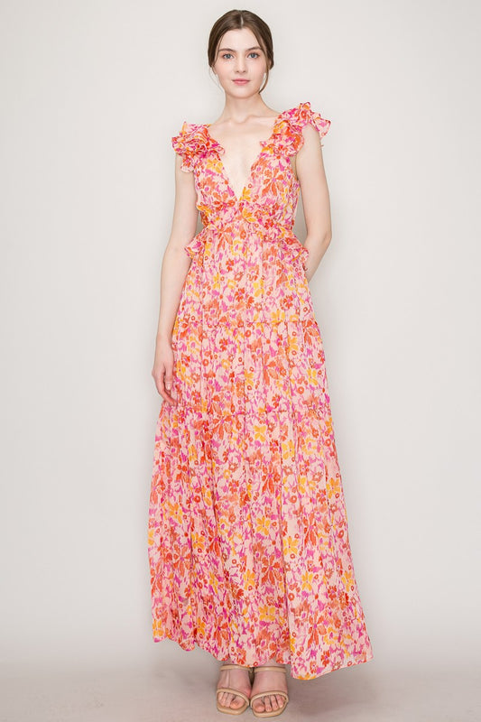 Nova Floral Maxi Dress