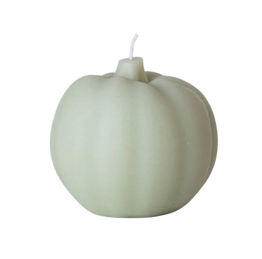 Unscented Pumpkin Shaped Candle | Sage 