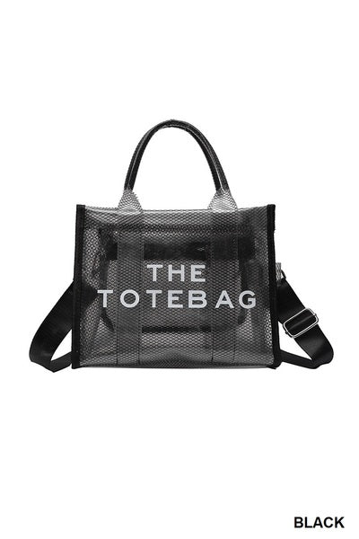 Transparent The Tote Bag | Black