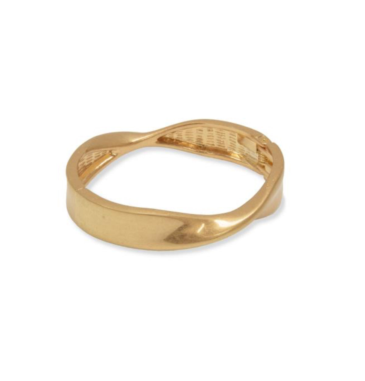 Twisted Bangle Bracelet | Gold