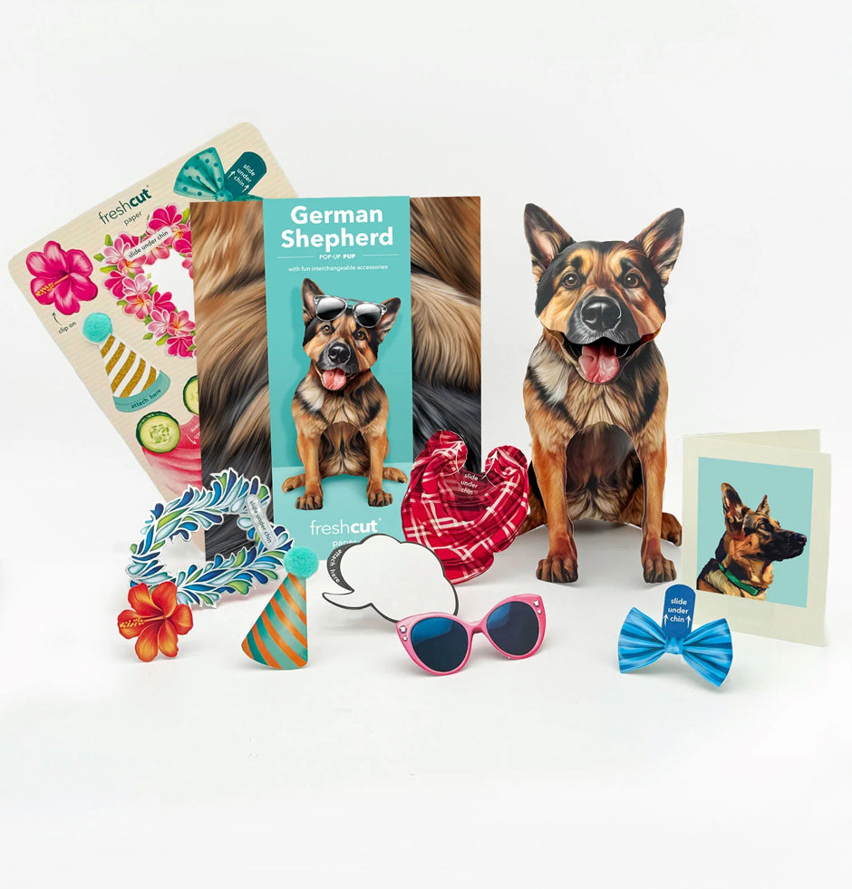 German Shepherd Dog Pop-Up Card