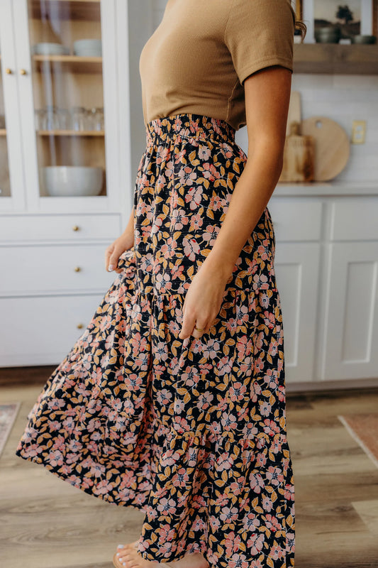 Marilyn Floral Maxi Skirt