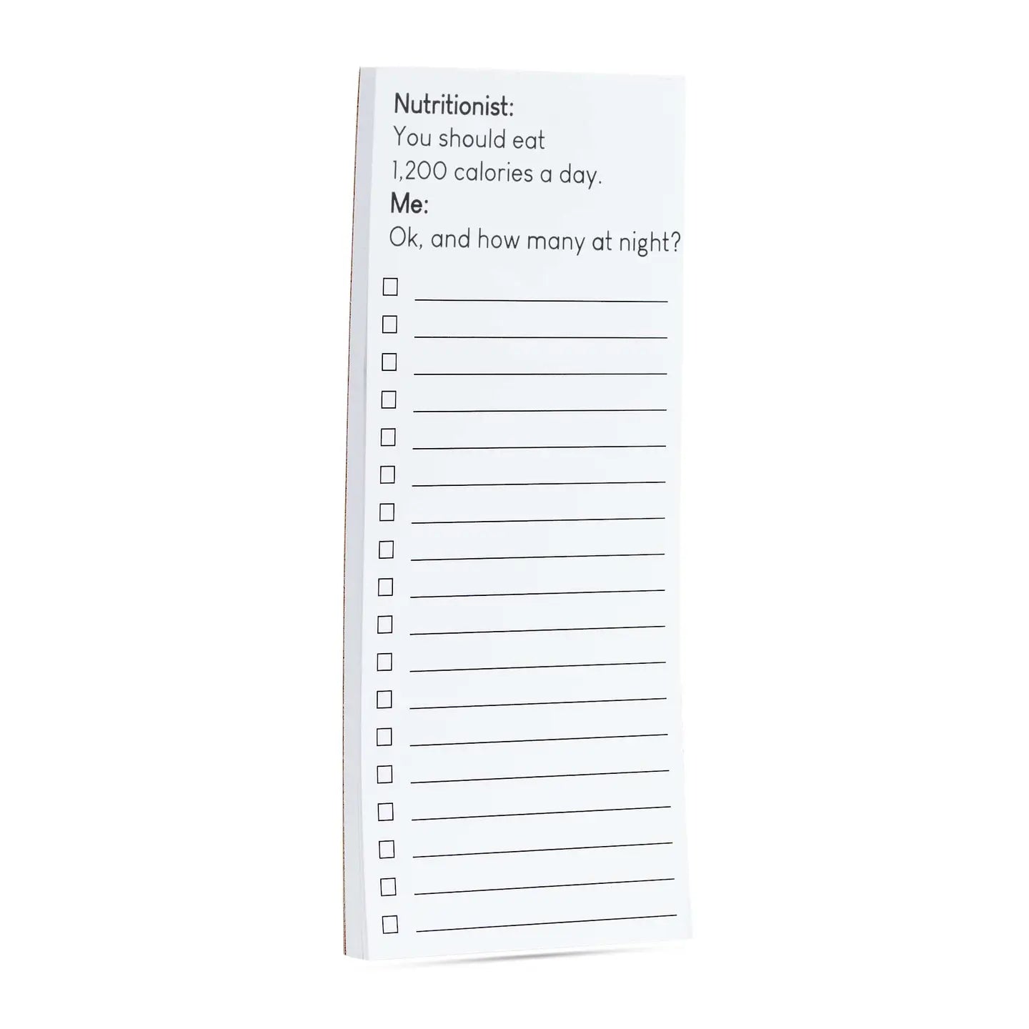 Nutritionist List Pad