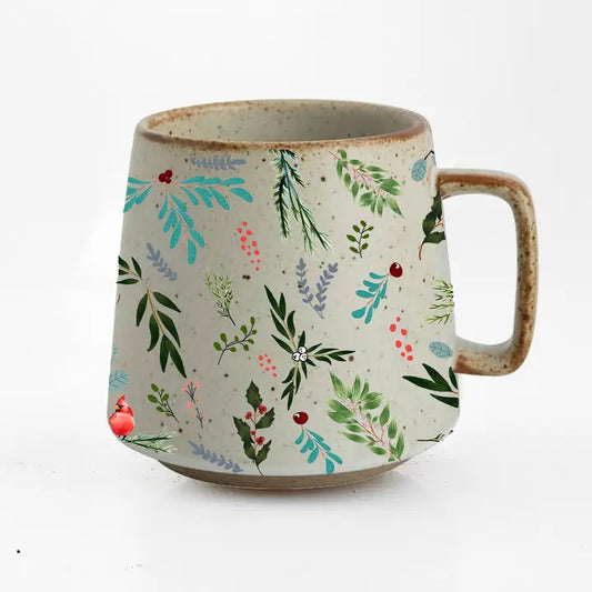 Festive Christmas Charm Stoneware Mug