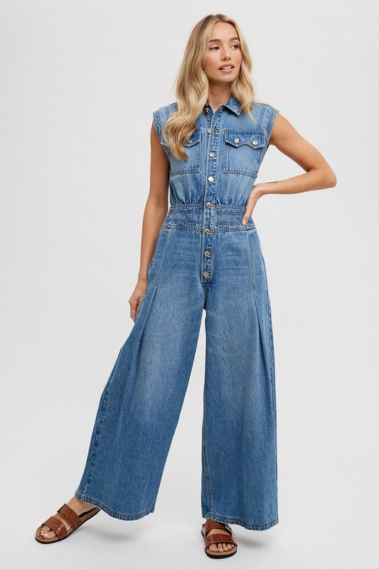 Lyla Denim Jumpsuit 