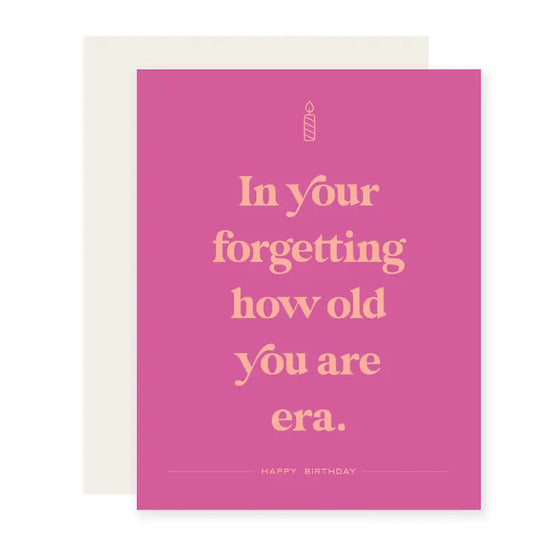 Your Forgetting Era | Funny Taylor Swift Birthday Card