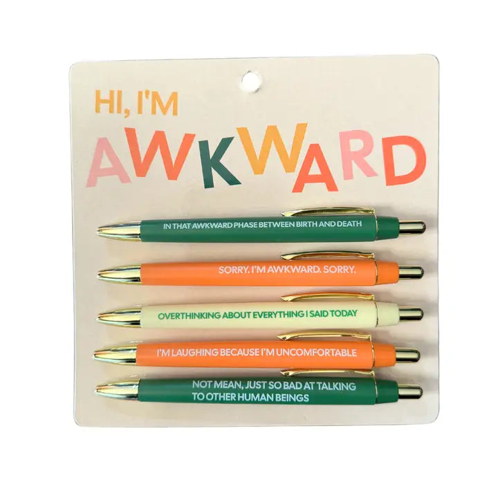 Awkward Pen Set