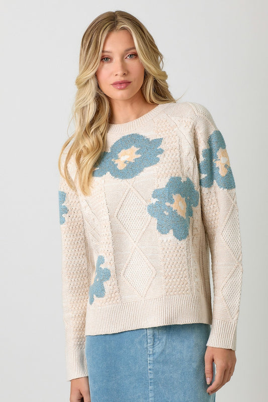 Ellie Floral Sweater